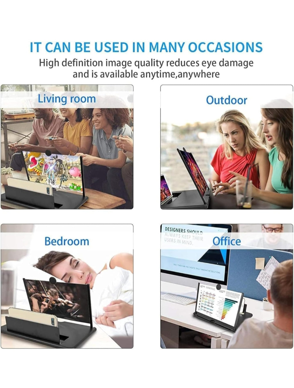 Mobile screen magnifier