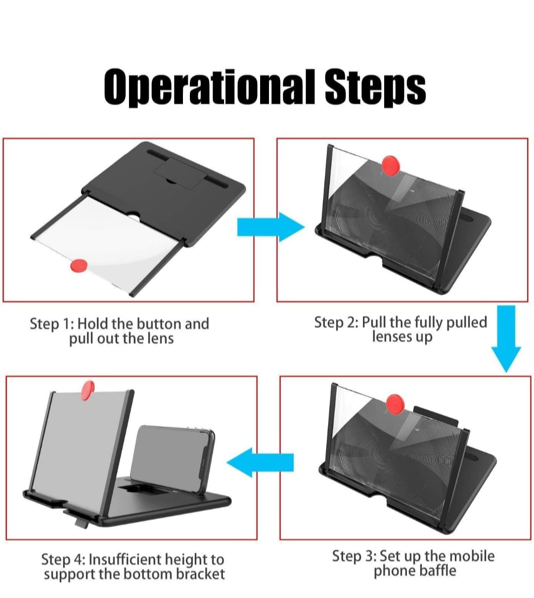 Mobile screen magnifier